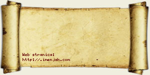 Isidor Srejić vizit kartica